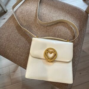 Moschino shiny pearl leather purse